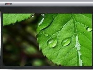 Snowhite Ecran de projection Premium Tensionné motorisé avec télécommande 180″ 16:9