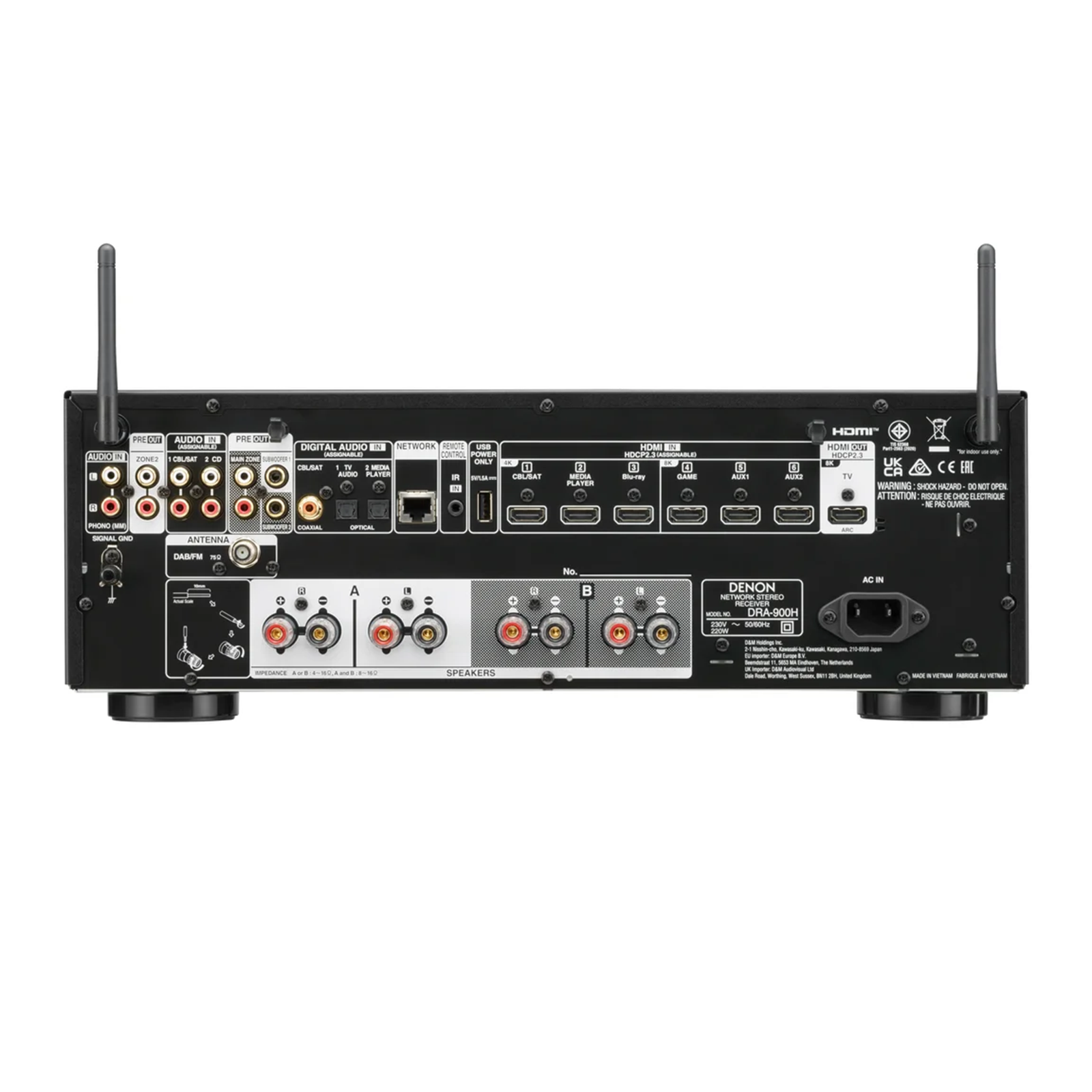 Amplificateur Hifi DENON DRA900H Black - Image 2