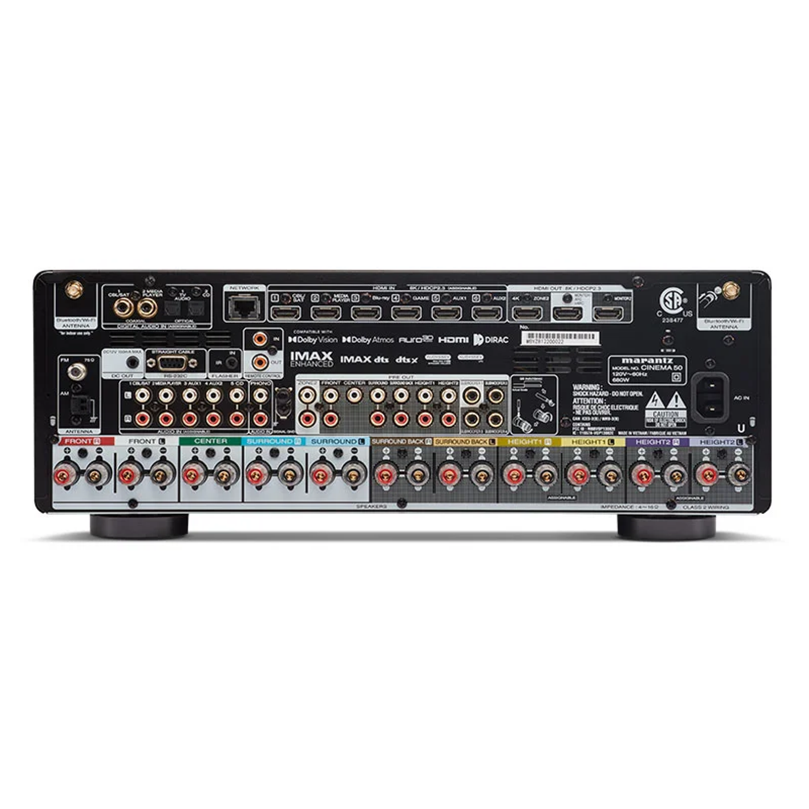 Amplificateur HC Marantz CINEMA50 Silver Gold - Image 2