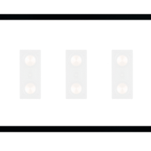 Lumeo Cinema Sonic Edge : Ecran de projection Fixe 4K, Transonore 120″ 16/9