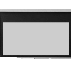 Lumeo Cinema Vault S++ : Ecran de projection Motorisé 8K , Encastrable, Tensionné, ALR 120″ 16/9