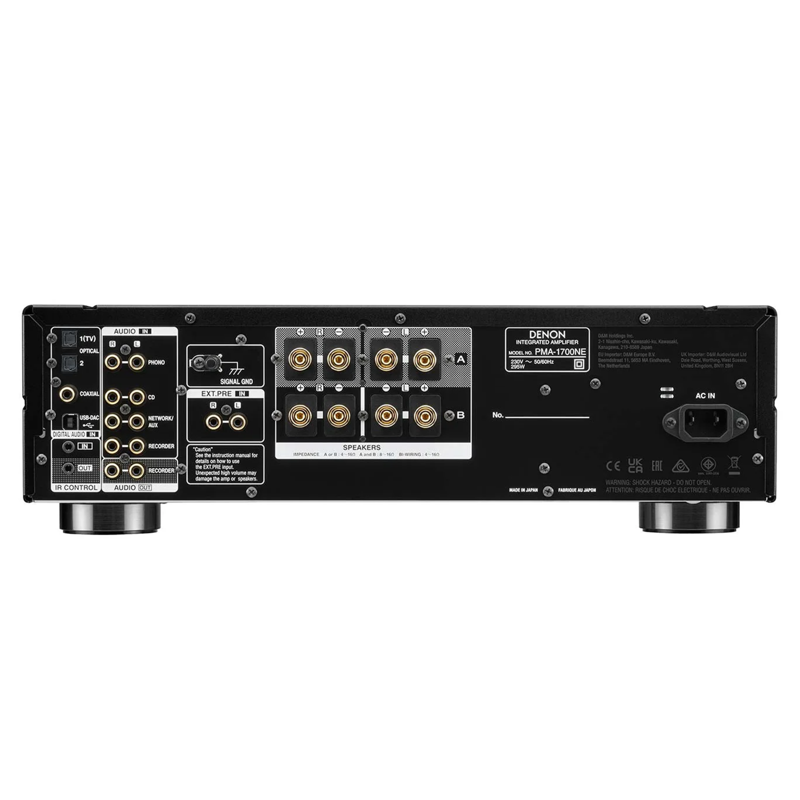 Amplificateur stéreo DENON PMA1700NE Black - Image 2