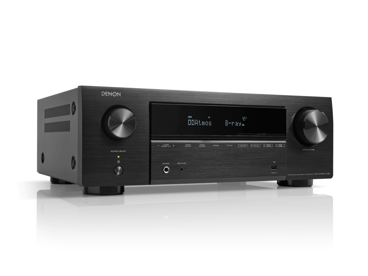 Amplificateur Audio/Vidéo Denon AVR-X1800H DAB BKE2 7.2 Canaux 8K - Image 2
