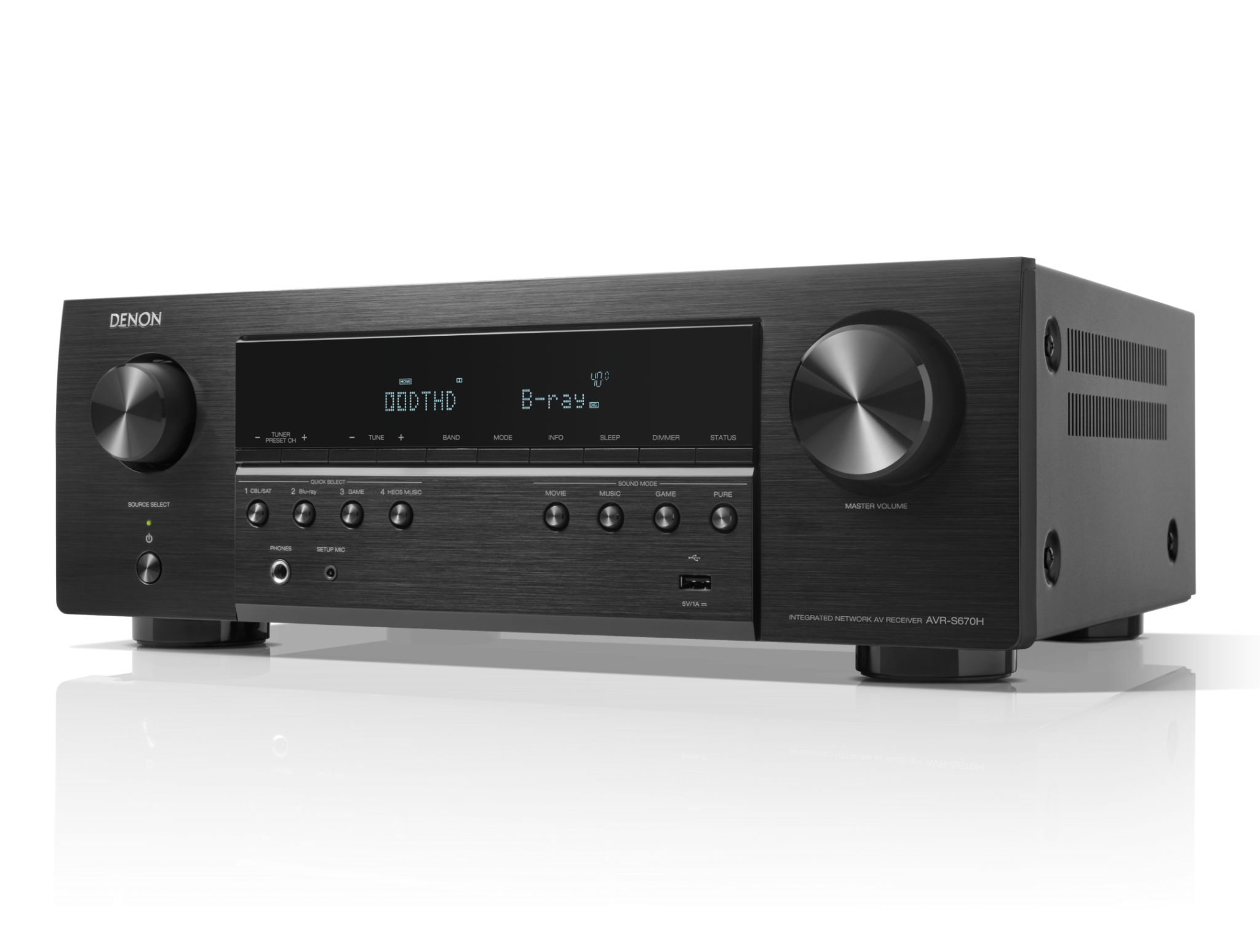 Amplificateur Audio/Vidéo Denon AVR-S670H BKE2 5.2 Canaux 8K - Image 3