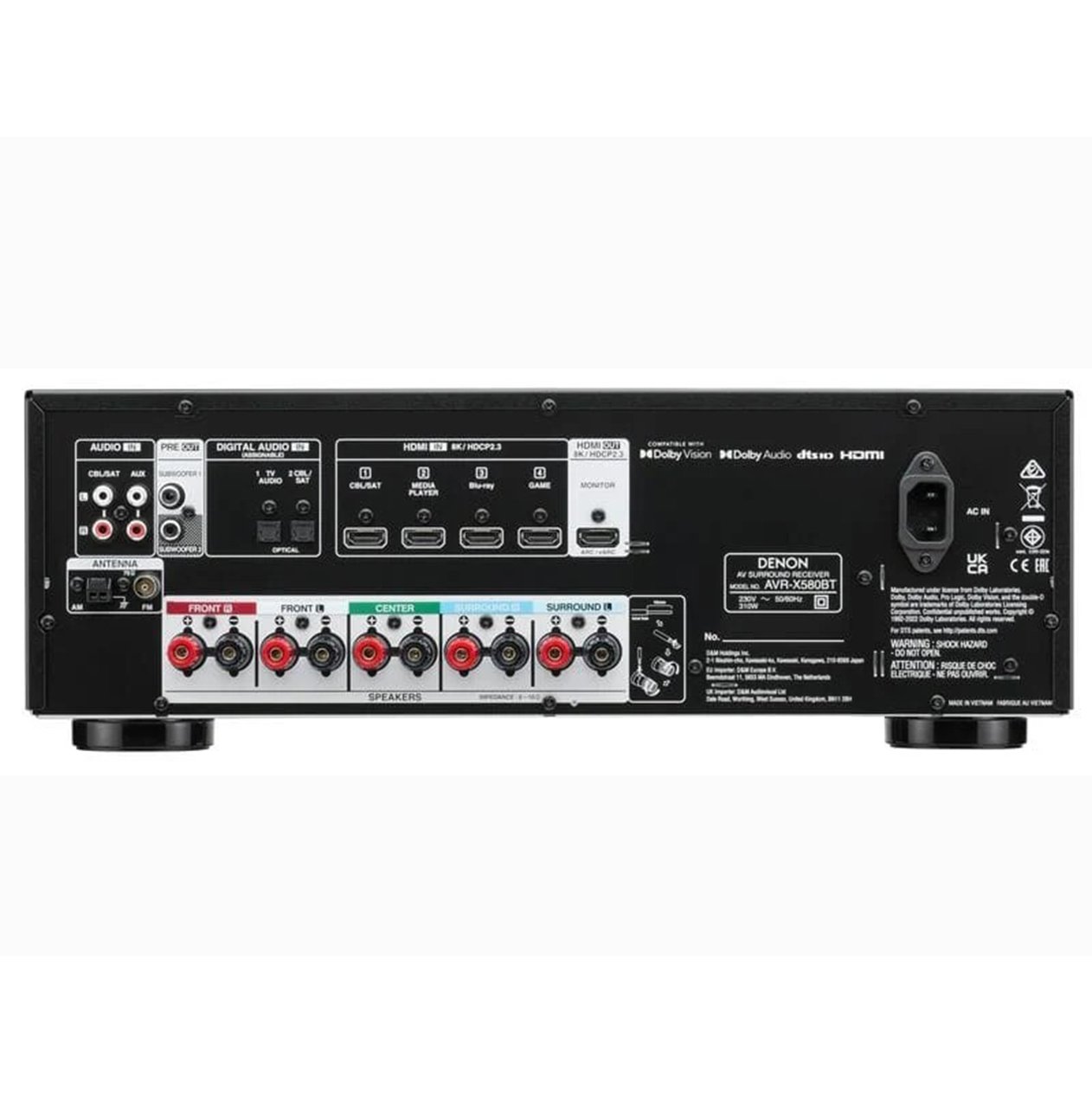 Amplificateur HC DENON AVR X2800H Black - Image 2