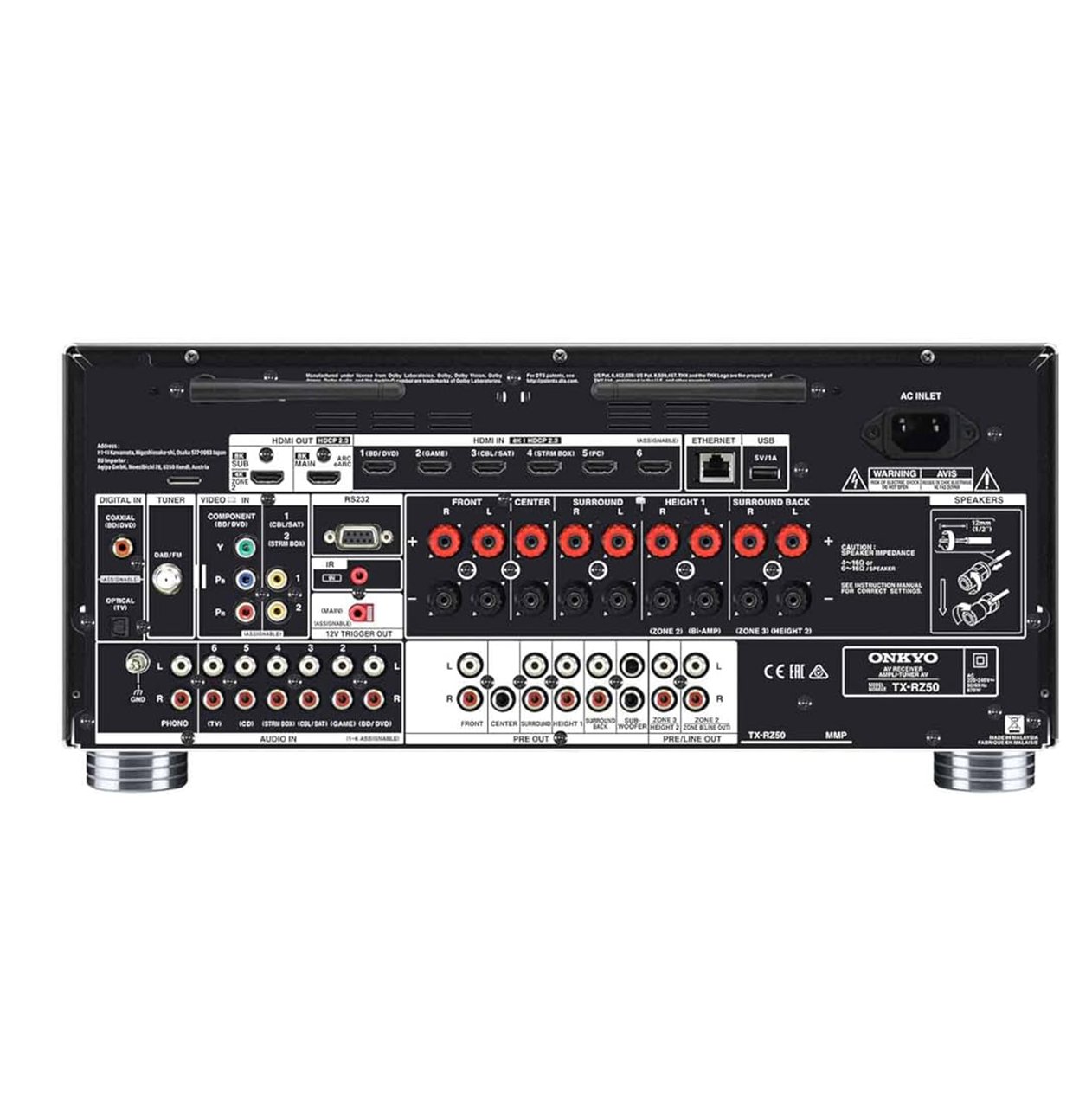 Amplificateurs HC ONKYO TXRZ50 Black - Image 2